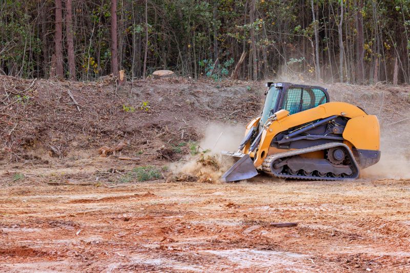 Bulldozer Clearing in Gwinnett County, GA