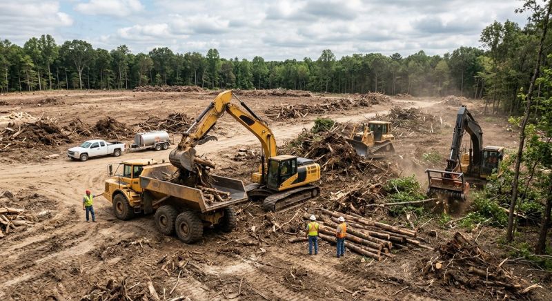Commercial Lot Clearing in Cumming, GA