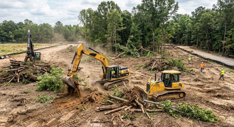 Commercial Site Clearing in Cumming, GA