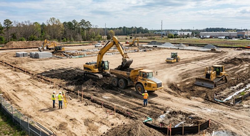 Commercial Site Preparation in Cumming, GA