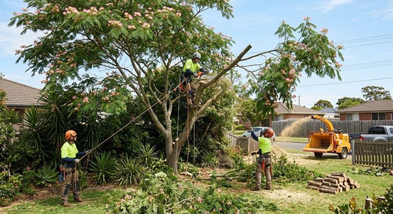Mimosa Tree Removal in Duluth, MN